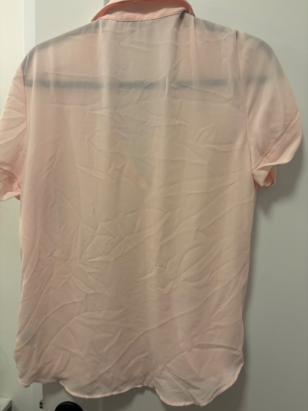 Reitmans Pink Blush Blouse With Pockets - Picture 3 of 3